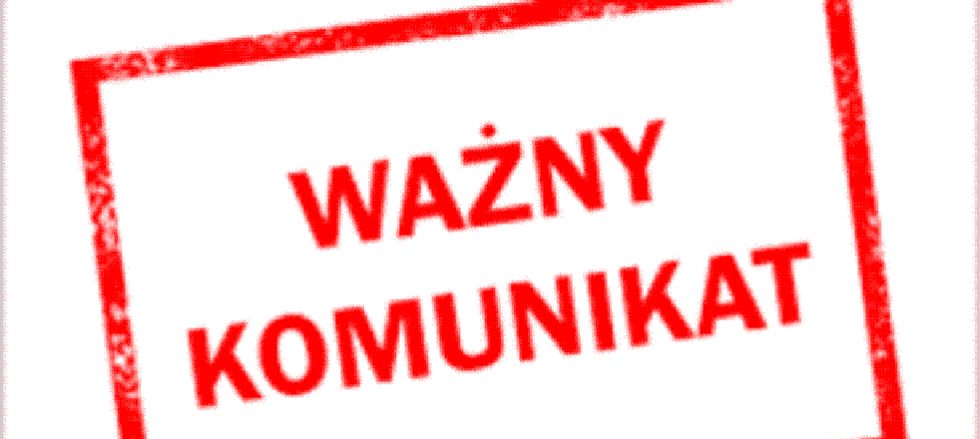 wazny komunikat